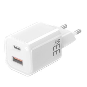Solight 33W GaN fast charge USB-A + USB-C adaptér, bílý DC75W obraz