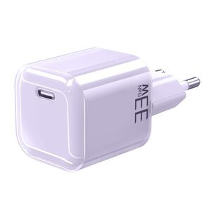 Solight 33W GaN fast charge USB-C adaptér, fialový DC74V obraz