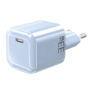 Solight 33W GaN fast charge USB-C adaptér, modrý DC74B obraz
