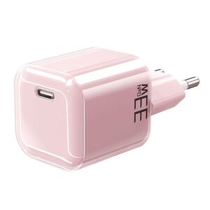 Solight 33W GaN fast charge USB-C adaptér, růžový DC74P obraz