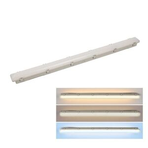 Solight LED osvětlení prachotěsné, IP65, 40W, 4800lm, 3CCT - volitelná chromatičnost, 120cm, Lifud WO529-1 obraz