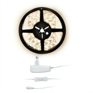 Solight LED světelný pás, 5m, sada s 12V adaptérem, 4, 8W/m, IP20, neutrální bílá WM50N-20T obraz