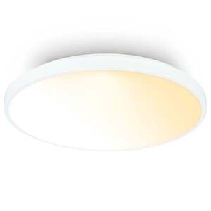 BRILONER Competo stropní svítidlo pr.38 cm - 24W, 2600lm, stmívatelné, dálkový ovladač, CCT teplá/neutrální bílá, bílé 3906016 obraz