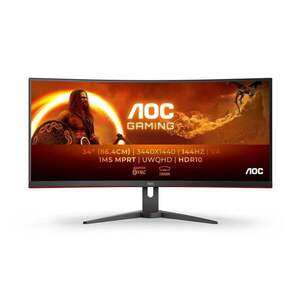 AOC G2 CU34G2XE/BK počítačový monitor 86, 4 cm (34") CU34G2XE/BK obraz