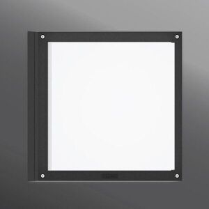 LIGMAN Stropní / nástěnné svítidlo PALETTA 3 LED 20W 496lm 3000K IP65 265x265mm černá RAL9011 VÝPRODEJ VZORKU obraz