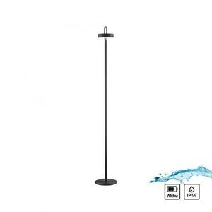 JUST LIGHT LED stojací lampa na baterie černá stmívatelné dotykem IP44 paměťová funkce 2700K LD 19311-18 obraz
