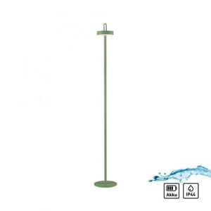 JUST LIGHT LED stojací svítidlo na baterie zelené dotykový stmívač IP44 do interiéru i na zahradu 2700K LD 19311-43 obraz