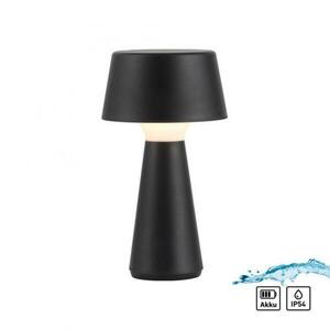 JUST LIGHT LED stolní lampa na baterie černá dotykový stmívač IP54 USB vnitřní i venkovní použití 3000K LD 19260-18 obraz