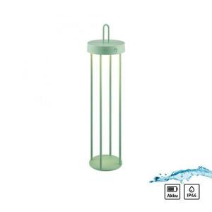 JUST LIGHT LED stolní lampa na baterie zelená 50cm dotykový stmívač IP44 zahradní svítidlo 2700K LD 19301-43 obraz
