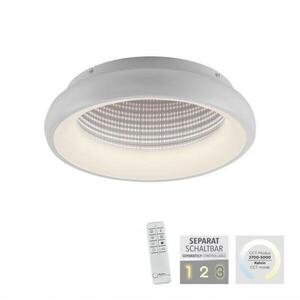JUST LIGHT LED stropní svítidlo bílé s tunelovým efektem stmívatelné dálkový ovladač CCT 2700-5000K LD 14394-16 obraz