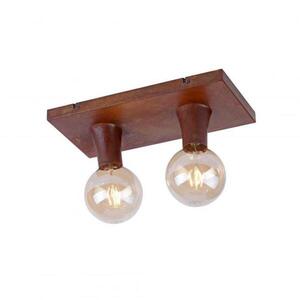 JUST LIGHT LEUCHTEN DIRECT Stropní svítidlo, 2-ramenné, barva rzi, rustikální, retro LD 14779-48 obraz