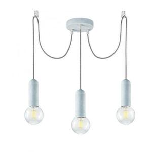 JUST LIGHT LEUCHTEN DIRECT Závěsné svítidlo, 3-ramenné, beton, moderní design LD 14776-22 obraz