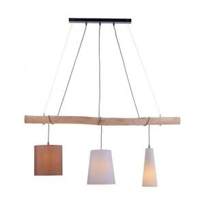 JUST LIGHT LEUCHTEN DIRECT Závěsné svítidlo, dřevo, 3-ramenné, moderní LD 15460-23 obraz