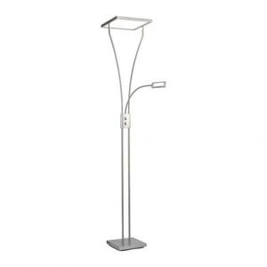 LEUCHTEN DIREKT is JUST LIGHT LED osvětlení stropu v barvě oceli se čtecí lampou a flexibilním nepřímým osvětlením s funkcí stmívání 2700K obraz