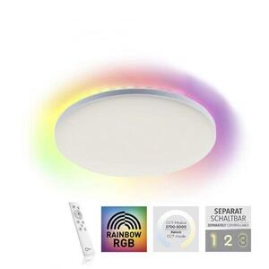 LEUCHTEN DIREKT is JUST LIGHT LED panel svítidlo, bílé, kruhové, stmívatelné, vč. dálkového ovládání, paměť, samostatně ovladatelné RGB+2700-5000K LD 15563-16 obraz