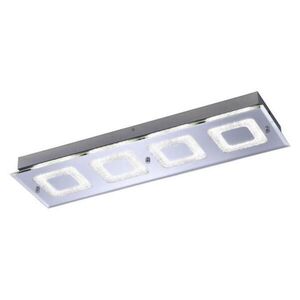 LEUCHTEN DIREKT is JUST LIGHT LED stropní a nástěnné svítidlo, chrom, sklo 4000K LD 11573-17 obraz