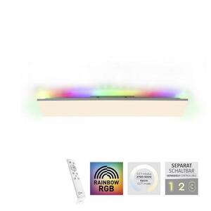 LEUCHTEN DIREKT is JUST LIGHT LED stropní svítidlo 100, 5x25, 5cm bílé hranaté RGB+CCT stmívatelné panel RGB+2700-5000K obraz
