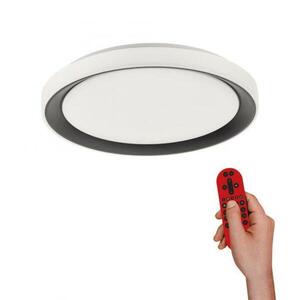 LEUCHTEN DIREKT is JUST LIGHT LED stropní svítidlo kruhové černé s funkcí změny barev Smart Home MEDION RGB+3000-5000K obraz
