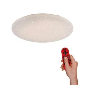 LEUCHTEN DIREKT is JUST LIGHT LED stropní svítidlo kruhové v bílé s hvězdným nebem a nastavitelnou barvou světla Smart Home MEDION RGB+3000-5000K obraz