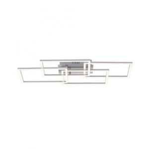 LEUCHTEN DIREKT is JUST LIGHT LED stropní svítidlo v barvě oceli v moderním designu a funkcí stmívání SimplyDim 2700K obraz