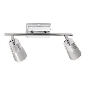 LEUCHTEN DIREKT is JUST LIGHT LED stropní svítidlo, 2-ramenné, chrom, otočné 3000K LD 11229-17 obraz