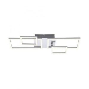 LEUCHTEN DIREKT is JUST LIGHT LED stropní svítidlo, barva ocel, moderní teplá bílá, design 3000K 14030-55 obraz