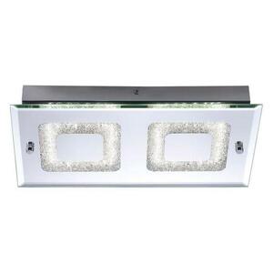LEUCHTEN DIREKT is JUST LIGHT LED stropní svítidlo, chrom, 2-ramenné, sklo 4000K LD 11571-17 obraz