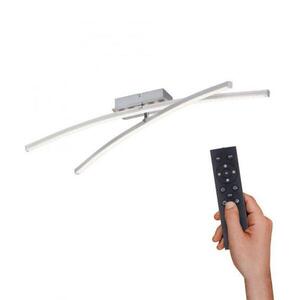 LEUCHTEN DIREKT is JUST LIGHT LED stropní svítidlo, ocel, dálkový ovladač, stmívatelné, RGB, CCT 2700-5000K obraz