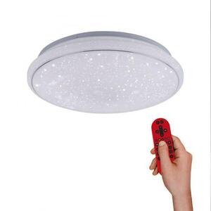 LEUCHTEN DIREKT is JUST LIGHT LED stropní svítidlo, Smart Home, RGB+W, křišťálový vzhled, dálkový ovladač, CCT MEDION RGB+2700-5000K obraz