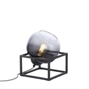 LEUCHTEN DIREKT is JUST LIGHT stolní lampa 1 ramenné černé kouřové sklo moderní do interiéru LD 15423-18 obraz