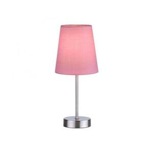 LEUCHTEN DIREKT is JUST LIGHT Stolní lampa, růžová, 1x E14, stínidlo, šňůrový vypínač obraz