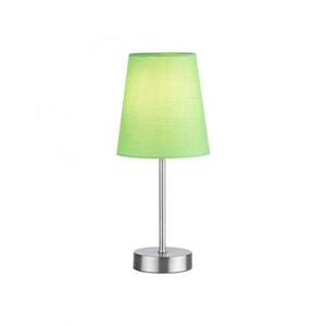 LEUCHTEN DIREKT is JUST LIGHT Stolní lampa, zelená, 1x E14, stínidlo, šňůrový vypínač obraz