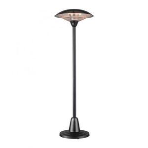 LEUCHTEN DIREKT is JUST LIGHT venkovní stojací topidlo s akcentním osvětlením svítidlo, černá, IP34, 1500 W, 3000 W obraz