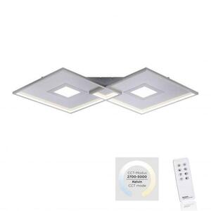 PAUL NEUHAUS LED stropní svítidlo v barvě oceli moderní design s funkcí stmívání a dálkovým ovladačem 2700-5000K obraz
