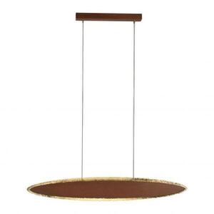 PAUL NEUHAUS LED závěsné svítidlo, imitace plátkového zlata a rzi, designové svítidlo SimplyDim 3000K PN 2481-48 obraz