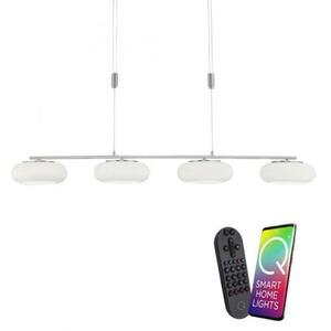 PAUL NEUHAUS, Q-ETIENNE, LED závěsné svítidlo ocel, Smart Home ZigBee 2700-5000K 2079-55 obraz