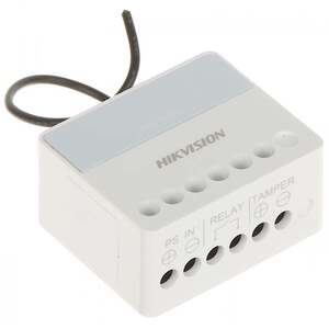 Hikvision DS-PM1-O1L-WE elektrický relé 868MHz AES-128 DS-PM1-O1L-WE obraz