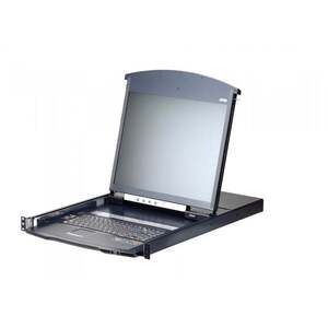 Aten KL1108VN-AXA-EG 8-Port Cat 5 Dual Rail 19" LCD KL1108VN-AXA-EG obraz