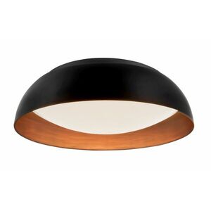 Nova Luce Designové LED svítidlo Landon v černo měděném tónu - pr. 600 x 170 mm, 40 W, bez závěsu, černo-měděná NV 86008 obraz