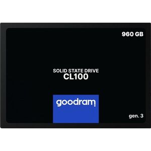 Goodram CL100 gen.3 960 GB 2, 5" Serial ATA III 3D SSDPR-CL100-960-G3 obraz